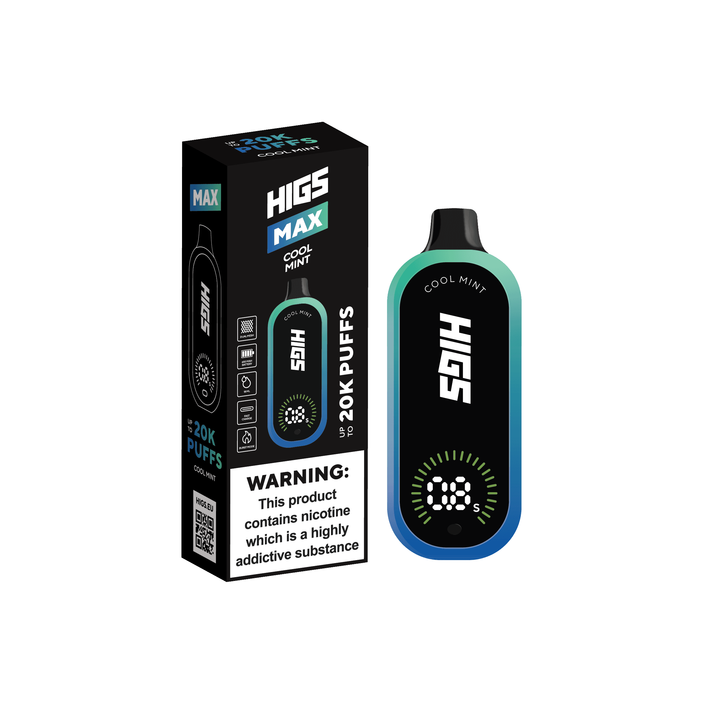 Higs MAX Cool Mint | Higs.EU